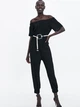 Комбинезон женский Zara размер XS-S черный 7601907800 - изображение 1