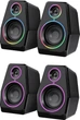 Компьютерные колонки Defender Solar 10 2.0 10Вт Bluetooth RGB USB Black (65940) - изображение 11