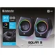 Компьютерные колонки Defender Solar 9 2.0 10Вт Bluetooth RGB USB Black (65939) - изображение 8