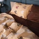 Простынь MirSon евро 200x220 см 17-0705 Toffee Hearts Бязь (2200010619638) - изображение 3