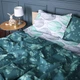 Простынь MirSon Бязь 17-0718 Emerald Foliage 200x220 см (2200010684902) - изображение 3