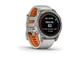 Смарт-годинник Garmin Fenix 7 Pro Sapphire Solar Titanium w. Fog Gray/Ember O. Band (010-02777-20/21) - изображение 2