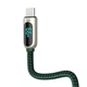 Кабель 1м. USB to Type-C Display Fast Charging 66W, Green Baseus для зарядки и передачи данных (CASX020006) - изображение 2