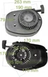 Стартер Falcon Pro для газонокосилок Oleo-Mac G44 48 GV 53 TK Efco AR44 48 53 AL-KO Pro 140 Pro 160 Stiga CastelGarden Alpina Einhell Iron Angel L66150248 - изображение 4