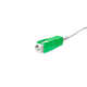 Пігтейл оптичний LC/UPC Білий LSZH, Singlemode G.652.D (SM), Simplex, 0,9мм - 1,5 м - зображення 3