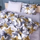Простынь MirSon King Size 220x240 см 17-0708 Smoky Starlight Бязь (2200010617955) - изображение 3