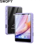 MP3 плеєр SWOFY M4 Black/Purple 64 ГБ Bluetooth 5.3 вбудований HD динамік, HiFi Sound Shuffle Single Loop FM-радіо + чохол, навушники - зображення 1