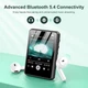 MP3 плеер ZAQE M4 Black, на 128 ГБ с Bluetooth 5.4, встроенный усилитель звука, HD динамик, HiFi Sound FM-радио + чехол, наушники - изображение 5