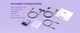 MP3 плеер ZAQE M4 Purple, на 128 ГБ с Bluetooth 5.4, встроенный усилитель звука, HD динамик, HiFi Sound FM-радио + чехол, наушники - изображение 9