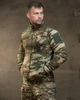 Тактическая флисовая кофта Patriot Мультикам военная мужская флиска с липучкой и сеткой полар 300 XL - изображение 3