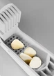 Часникодавка багатофункціональна Garlic Press kit 4 в 1 Пресс для чесноку Білий - зображення 7