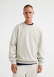 Світшот H&M 270970818 S Біло-сірий - изображение 1