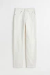 Джинси H&M 270979945_white 28/32 Білий - зображення 1