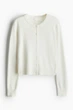 Кардиган H&M 270579541_white L Белый - изображение 5