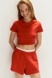 Шорти H&M 271201719 XL Червоний - изображение 1
