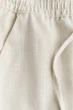 Шорти з льоном H&M 271224910 L Світло-бежевий - изображение 5