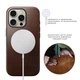Чохол Nomad Modern Leather Case Rustic Horween для iPhone 16 Pro Max Коричневий (NM01689485) - зображення 15