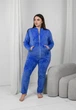 Комплект женский велсофт N.EL. 1541-42-4 XL джинс 75652 - изображение 2