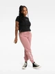 Штаны Converse Wordmark Fleece Pant Emb Pink 10024542-698 S - изображение 5
