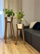 Подставка для вазонов WoodDecor косоногая высокая бук 210x880x500 мм Коричневый - изображение 4