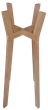 Підставка для вазонів WoodDecor косонога середня бук 210x650x430 мм без покриття - зображення 1
