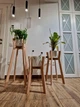Подставка для вазонов WoodDecor косоногая маленькая бук 210x495x390мм без покрытия - изображение 5