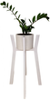 Подставка для вазонов WoodDecor косоногая средняя бук 210x650x430 мм Белая - изображение 1