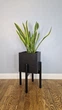 Подставка для вазона, цветов из дерева WoodDecor Черная - изображение 5
