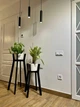 Підставка для вазонів WoodDecor косонога середня бук 210x650x430 мм Чорна - зображення 6