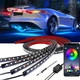 Подсветка днища авто LED RGB Bluetooth 12V комплект 2 ленты 90см и 120см - изображение 9
