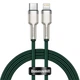 Кабель Baseus Cafule Series Metal Data Cable Type-C to Lightning PD 20W 1m Green (CATLJK-A06) - изображение 1