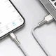 Кабель BASEUS Lightning Cafule Series Metal Data Cable |1M, 2.4A| (CALJK-A02) white - изображение 5