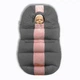 Всесезонний трансформер 4 в 1, вкладка-конверт "All-Season Baby Travel CC", ART-0000694, сірий з рожевим - зображення 10