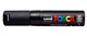 Маркер uni POSCA 4,5-5,5 мм черный (PC-7M BLACK) - изображение 2