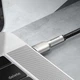 Кабель Baseus Cafule Series Metal Data Cable Type-C to Type-C 100W 2m Black (CATJK-D01) - изображение 4