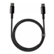 Кабель Baseus Tungsten Gold Fast Charging Data Cable Type-C to Type-C 100W 2m Black (CATWJ-A01) - изображение 2