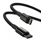 Кабель Baseus Tungsten Gold Fast Charging Data Cable Type-C to Type-C 100W 2m Black (CATWJ-A01) - изображение 3