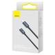 Кабель Baseus Crystal Shine Series Fast Charging Data Cable Type-C to Type-C 100W 1.2m Black (CAJY000601) - зображення 5