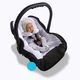 Всесезонный трансформер 4 в 1, вкладыш-конверт "All-Season Baby Travel CC", ART-0000687, чорный с голубым - изображение 1