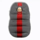 Всесезонный трансформер 4 в 1, вкладыш-конверт "All-Season Baby Travel CC", ART-0000693, серый с красным - изображение 10