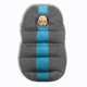 Всесезонный трансформер 4 в 1, вкладыш-конверт "All-Season Baby Travel CC", ART-0000698, серый с голубым - изображение 10