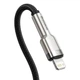 Кабель Baseus Cafule Series Metal Data Cable Type-C to Lightning PD 20W 1m Black (CATLJK-A01) - изображение 5