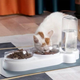 Кормушка 3в1 для животных со съемными мисочками Gatto миска для кошек и собак со встроенной поилкой, 500 мл, белый (101315058) - изображение 2