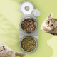 Кормушка 3в1 для животных со съемными мисочками Gatto миска для кошек и собак со встроенной поилкой, 500 мл, серый (101316789) - изображение 4