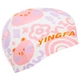 Шапочка для плавания силиконовая детская YINGFA K0012 (силикон, белый-розовый) - изображение 3