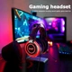Проводные компьютерные наушники iPega PG-R015 Gaming |проводная игровая гарнитура, 50-мм динамики, USB + 3.5 мм, всенаправленный микрофон с шумоподавлением, RGB-подсветка, для ПК и ноутбуков| Черно-красный - изображение 8
