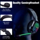 Ігрові провідні навушники ONIKUMA Gaming with RGB LED X3 з мікрофоном та LED RGB підсвічуванням Black - зображення 4