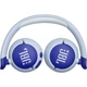 Навушники дитячі JBL JR 320BT, Blue/White, Bluetooth, мікрофон, акумулятор 500 mAh - зображення 4