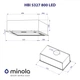 Витяжка повновбудована Minola HBI 5327 IV 800 LED - изображение 10