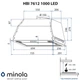 Вытяжка полновстраиваемая Minola HBI 7612 BL 1000 LED - изображение 8